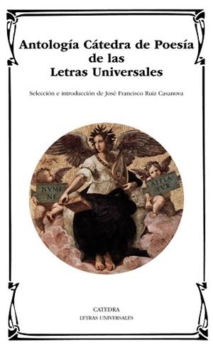 ANTOLOGÍA CÁTEDRA DE POESÍA DE LAS LETRAS UNIVERSALES | 9788437632964 | VARIOS AUTORES | Llibreria Aqualata | Comprar llibres en català i castellà online | Comprar llibres Igualada