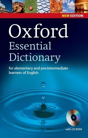 OXFORD ESSENTIAL DICTIONARY PB + CD-ROM 2ED (MON) | 9780194334037 | Llibreria Aqualata | Comprar llibres en català i castellà online | Comprar llibres Igualada