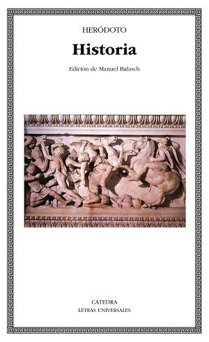 HISTORIA (LETRAS UNIVERSALES 274) | 9788437617114 | HERÓDOTO | Llibreria Aqualata | Comprar libros en catalán y castellano online | Comprar libros Igualada