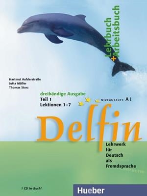 DELFIN 1: LEHRBUCH - ARBEITSBUCH, DREIBANDIGE AUSGABE (TEIL 1 LEK T. 1-7) CONTIENE CD (EN PAPEL | 9783194016019 | AUFDERSTRAßE, HARTMUT / MÜLLER, JUTTA / STORZ, THOMAS | Llibreria Aqualata | Comprar llibres en català i castellà online | Comprar llibres Igualada