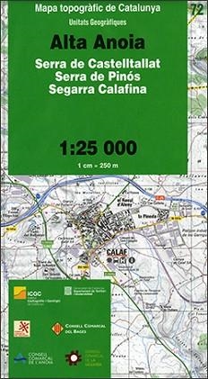 ALTA ANOIA. SERRA DE CASTELLTALLAT, SERRA DE PINÓS, SERRA CALAFINA | 9788439391272 | Llibreria Aqualata | Comprar libros en catalán y castellano online | Comprar libros Igualada