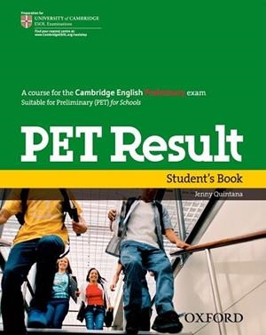 PET RESULT: STUDENT'S BOOK | 9780194817158 | QUINTANA, JENNY | Llibreria Aqualata | Comprar libros en catalán y castellano online | Comprar libros Igualada