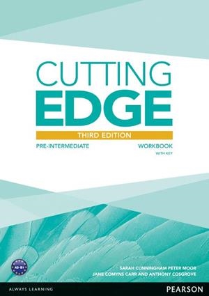 CUTTING EDGE 3RD EDITION PRE-INTERMEDIATE WORKBOOK WITH KEY | 9781447906636 | CUNNINGHAM, SARAH/Y OTROS | Llibreria Aqualata | Comprar libros en catalán y castellano online | Comprar libros Igualada