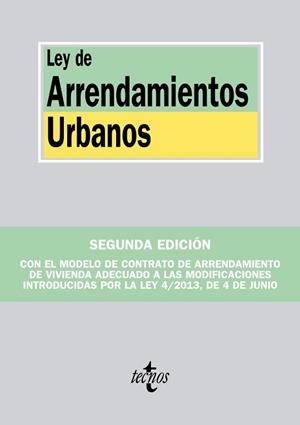LEY DE ARRENDAMIENTOS URBANOS | 9788430963560 | EDITORIAL TECNOS | Llibreria Aqualata | Comprar libros en catalán y castellano online | Comprar libros Igualada