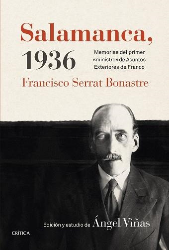 SALAMANCA, 1936 | 9788498927276 | VIÑAS, ÁNGEL V | Llibreria Aqualata | Comprar llibres en català i castellà online | Comprar llibres Igualada