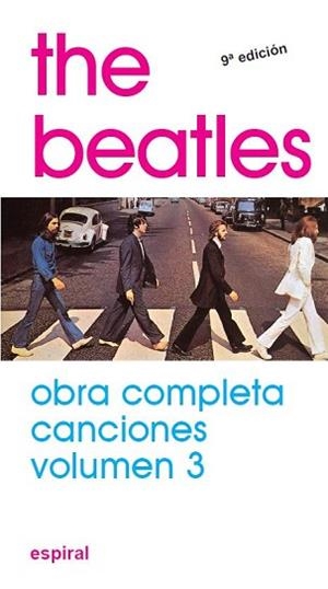 BEATLES.OBRA COMPLETA,CANCIONES VOL. 3 (ESPIRAL 150) | 9788424506094 | Llibreria Aqualata | Comprar libros en catalán y castellano online | Comprar libros Igualada