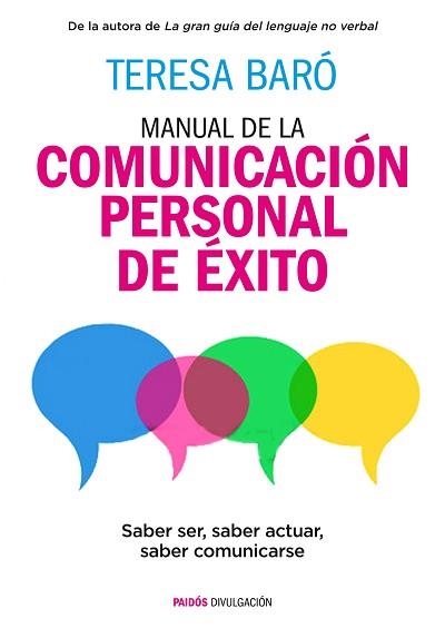 MANUAL DE LA COMUNICACIÓN PERSONAL DE ÉXITO | 9788449331053 | BARÓ, TERESA | Llibreria Aqualata | Comprar llibres en català i castellà online | Comprar llibres Igualada