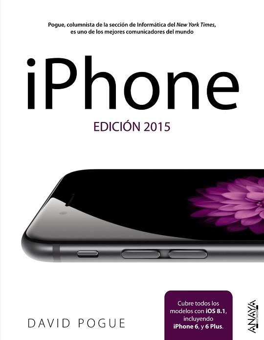 IPHONE. EDICIÓN 2015 | 9788441536791 | POGUE, DAVID | Llibreria Aqualata | Comprar libros en catalán y castellano online | Comprar libros Igualada