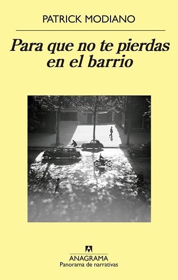 PARA QUE NO TE PIERDAS EN EL BARRIO | 9788433979308 | MODIANO, PATRICK | Llibreria Aqualata | Comprar libros en catalán y castellano online | Comprar libros Igualada
