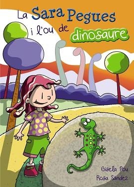 SARA PEGUES I L ' OU DE DINOSAURE, LA | 9788448936044 | POU, GISELA | Llibreria Aqualata | Comprar libros en catalán y castellano online | Comprar libros Igualada
