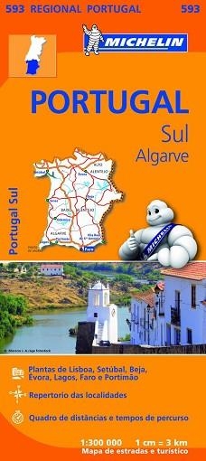 PORTUGAL SUD - ALGARVE (MAPA REGIONAL 593) | 9782067184770 | VARIOS AUTORES | Llibreria Aqualata | Comprar libros en catalán y castellano online | Comprar libros Igualada