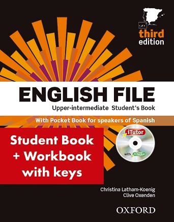 ENGLISH FILE UPPER-INTERMEDIATE: STUDENT'S BOOK WORK BOOK WITH KEY PACK (3RD EDI | 9780194558662 | CHRISTINA LATHAM-KOENIG | Llibreria Aqualata | Comprar libros en catalán y castellano online | Comprar libros Igualada