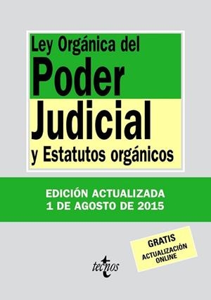 LEY ORGÁNICA DEL PODER JUDICIAL. AGOSTO 2015 | 9788430966134 | Llibreria Aqualata | Comprar libros en catalán y castellano online | Comprar libros Igualada