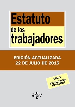ESTATUTO DE LOS TRABAJADORES. JULIO 2015 | 9788430966158 | Llibreria Aqualata | Comprar libros en catalán y castellano online | Comprar libros Igualada