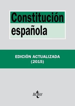 CONSTITUCIÓN ESPAÑOLA. EDICIÓN 2015 | 9788430966189 | Llibreria Aqualata | Comprar libros en catalán y castellano online | Comprar libros Igualada