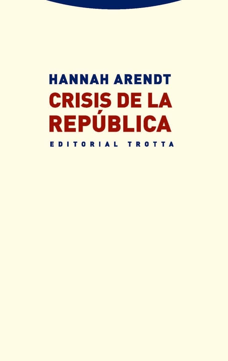 CRISIS DE LA REPÚBLICA | 9788498795950 | ARENDT, HANNAH | Llibreria Aqualata | Comprar libros en catalán y castellano online | Comprar libros Igualada