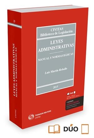LEYES ADMINISTRATIVAS. MANUAL Y NORMAS BÁSICAS  | 9788447052967 | Llibreria Aqualata | Comprar libros en catalán y castellano online | Comprar libros Igualada