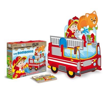 BOMBERO, LOS (PUZZLE GIGANTE 3D + LIBRO) | 9788868601379 | Llibreria Aqualata | Comprar llibres en català i castellà online | Comprar llibres Igualada