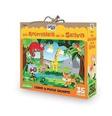 ANIMALES DE LA SELVA, LOS (PUZLE GIGANTE Y LIBRO) | 9788868602079 | Llibreria Aqualata | Comprar llibres en català i castellà online | Comprar llibres Igualada