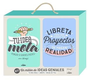 KIT UN MILLÓN DE IDEAS GENIALES | 9788416489206 | MR. WONDERFUL | Llibreria Aqualata | Comprar llibres en català i castellà online | Comprar llibres Igualada