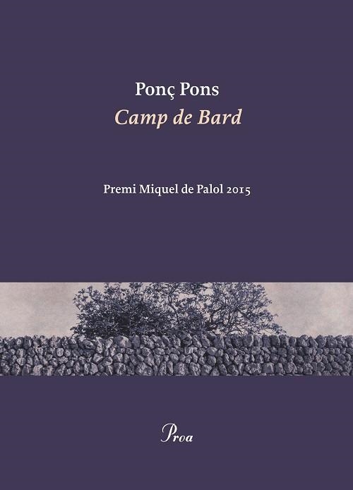 CAMP DE BARD (PREMI MIQUEL DE PALOL 2015) | 9788475885940 | PONS, PONÇ | Llibreria Aqualata | Comprar libros en catalán y castellano online | Comprar libros Igualada
