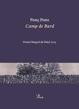 CAMP DE BARD (PREMI MIQUEL DE PALOL 2015) | 9788475885940 | PONS, PONÇ | Llibreria Aqualata | Comprar llibres en català i castellà online | Comprar llibres Igualada