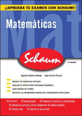 MATEMÁTICAS SCHAUM SELECTIVIDAD - CURSO CERO (CASTELLANO) | 9788448198534 | ESTÉVEZ ANDREU, AGUSTÍ / ENCISO PIZARRO, JUAN | Llibreria Aqualata | Comprar libros en catalán y castellano online | Comprar libros Igualada