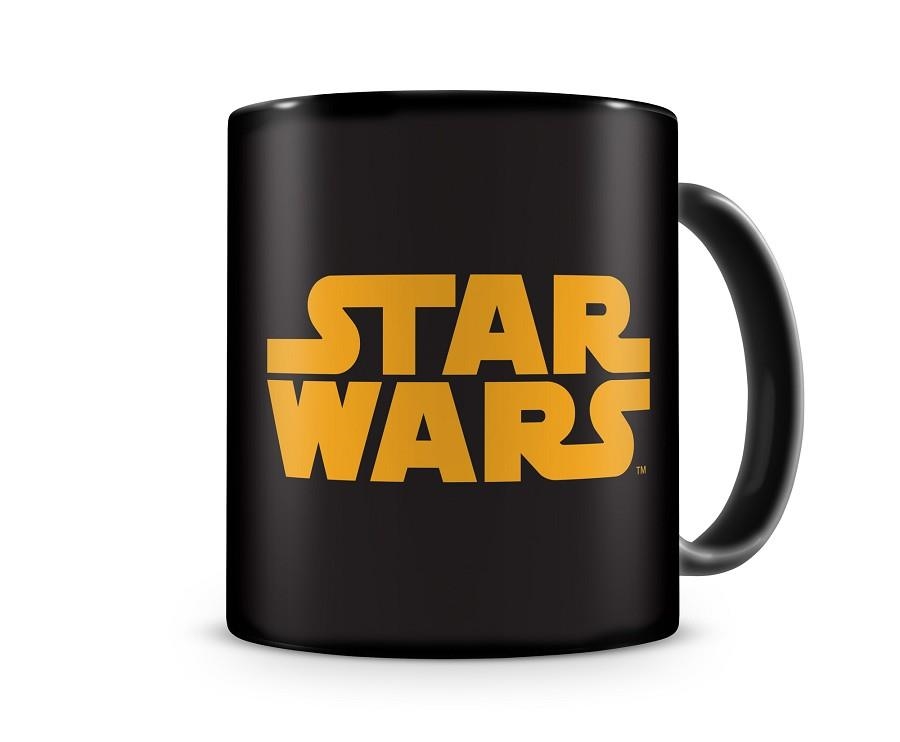 TASSA STAR WARS LOGO TARONNJA  CERÀMICA NEGRA | 8436546893332 | Llibreria Aqualata | Comprar llibres en català i castellà online | Comprar llibres Igualada