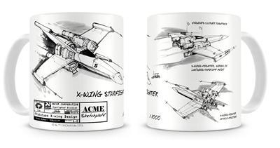 TASSA STAR WARS X-WING CERÀMICA BLANCA | 8436546893370 | Llibreria Aqualata | Comprar llibres en català i castellà online | Comprar llibres Igualada