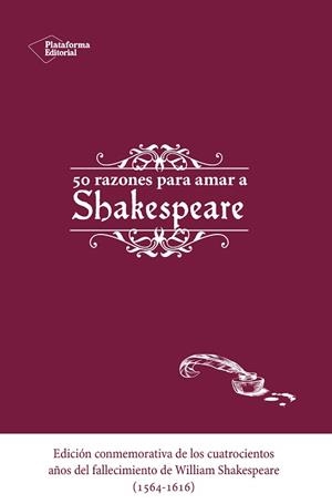CINCUENTA RAZONES PARA AMAR A SHAKESPEARE | 9788416620173 | Llibreria Aqualata | Comprar llibres en català i castellà online | Comprar llibres Igualada