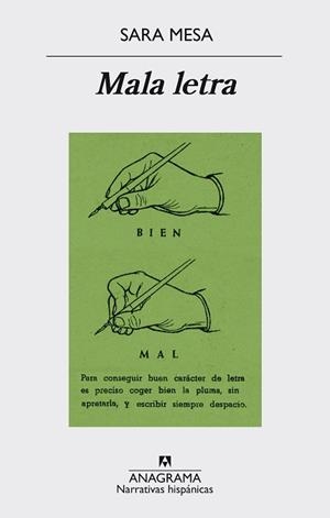 MALA LETRA | 9788433998057 | MESA, SARA | Llibreria Aqualata | Comprar libros en catalán y castellano online | Comprar libros Igualada