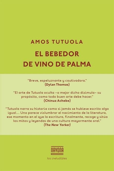 BEBEDOR DE VINO DE PALMA | 9788416259434 | TUTUOLA, AMOS | Llibreria Aqualata | Comprar llibres en català i castellà online | Comprar llibres Igualada