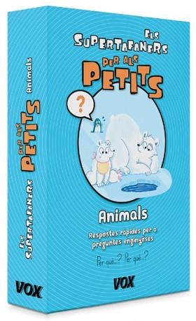 SUPERTAFANERS PER ALS PETITS. ANIMALS | 9788499742076 | Llibreria Aqualata | Comprar llibres en català i castellà online | Comprar llibres Igualada