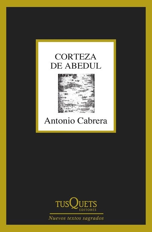 CORTEZA DE ABEDUL | 9788490662892 | CABRERA, ANTONIO | Llibreria Aqualata | Comprar libros en catalán y castellano online | Comprar libros Igualada