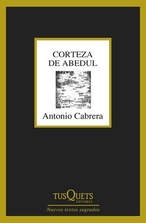 CORTEZA DE ABEDUL | 9788490662892 | CABRERA, ANTONIO | Llibreria Aqualata | Comprar libros en catalán y castellano online | Comprar libros Igualada