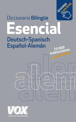 DICCIONARIO ESENCIAL ALEMÁN-ESPAÑOL / DEUTSCH-SPANISCH | 9788499742014 | Llibreria Aqualata | Comprar libros en catalán y castellano online | Comprar libros Igualada