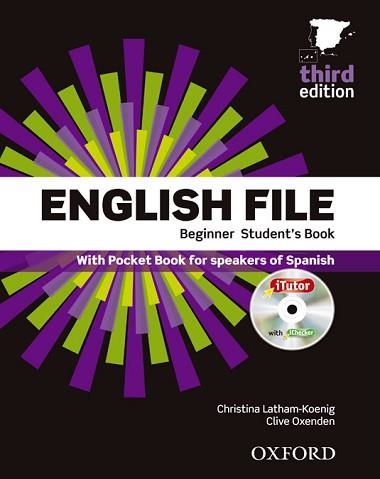 ENGLISH FILE BEGINNER 3RD EDITION, STUDENT'S BOOK AND WORKBOOK WITH KEY PACK | 9780194501606 | Llibreria Aqualata | Comprar libros en catalán y castellano online | Comprar libros Igualada