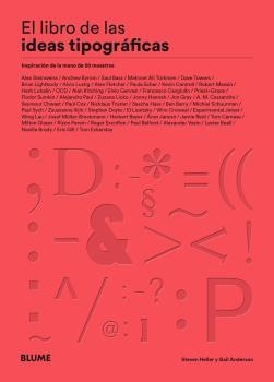 LIBRO DE LAS IDEAS TIPOGRÁFICAS | 9788498019285 | HELLER, STEVEN / ANDERSON, GAIL | Llibreria Aqualata | Comprar libros en catalán y castellano online | Comprar libros Igualada