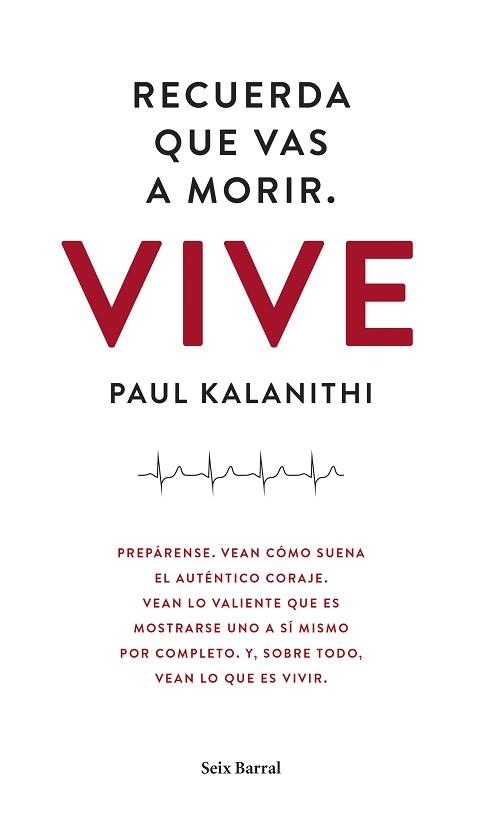 RECUERDA QUE VAS A MORIR. VIVE | 9788432229497 | KALANITHI, PAUL | Llibreria Aqualata | Comprar libros en catalán y castellano online | Comprar libros Igualada