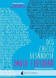 DOS CHICOS BESÁNDOSE | 9788494527753 | LEVITHAN, DAVID | Llibreria Aqualata | Comprar libros en catalán y castellano online | Comprar libros Igualada