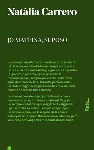JO MATEIXA, SUPOSO | 9788494489105 | CARRERO, NATÀLIA | Llibreria Aqualata | Comprar llibres en català i castellà online | Comprar llibres Igualada