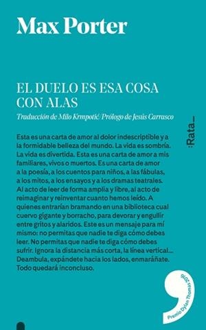DUELO ES ESA COSA CON ALAS, EL | 9788494489150 | PORTER, MAX | Llibreria Aqualata | Comprar llibres en català i castellà online | Comprar llibres Igualada