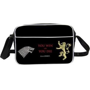 BANDOLERA NEGRA JUEGO DE TRONOS YOU WIN OR YOU DIE  | 8436541022867 | Llibreria Aqualata | Comprar libros en catalán y castellano online | Comprar libros Igualada