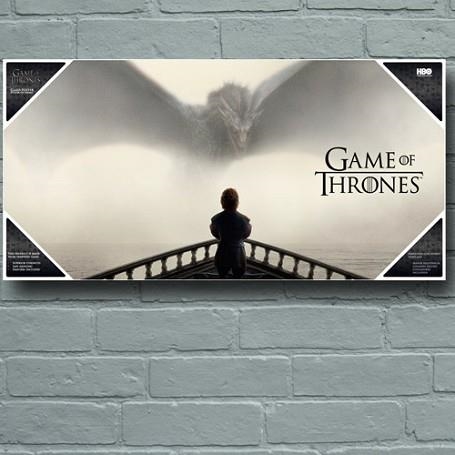 POSTER DE VIDRIO JUEGO DE TRONOS TYRION Y DRAGON  | 8436546897040 | Llibreria Aqualata | Comprar libros en catalán y castellano online | Comprar libros Igualada