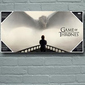 POSTER DE VIDRIO JUEGO DE TRONOS TYRION Y DRAGON  | 8436546897040 | Llibreria Aqualata | Comprar libros en catalán y castellano online | Comprar libros Igualada