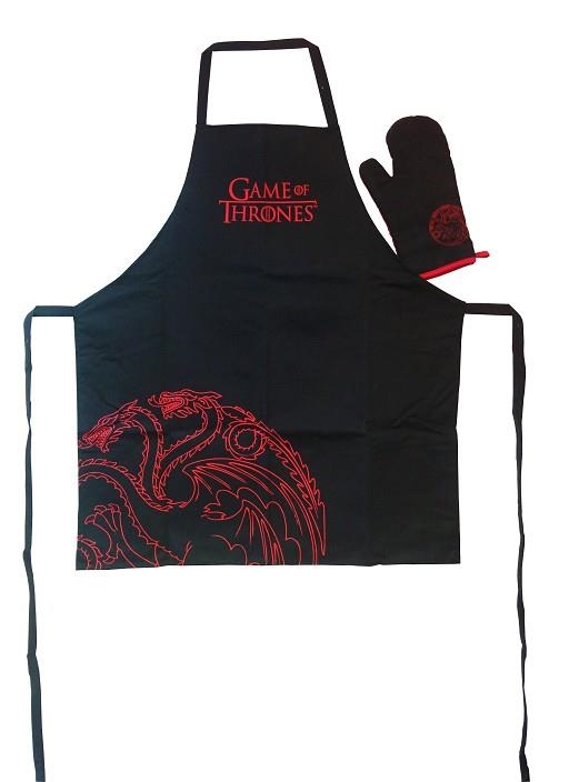 JUEGO DE TRONOS TARGARYEN DELANTAL Y MANOPLA | 8436546897088 | Llibreria Aqualata | Comprar libros en catalán y castellano online | Comprar libros Igualada