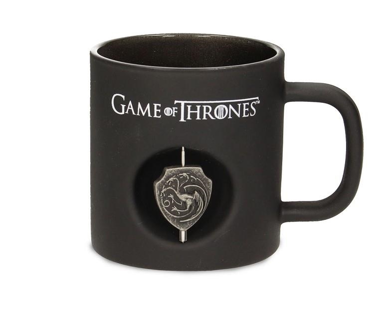 TASSA JUEGO DE TRONOS TARGARYEN NEGRA CRISTAL EMBLEMA GIRATORI | 8436546897552 | Llibreria Aqualata | Comprar libros en catalán y castellano online | Comprar libros Igualada