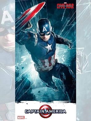 POSTER DE VIDRIO CAPITAN AMERICA 30X60 MARVEL CIVIL WAR | 8435450201356 | Llibreria Aqualata | Comprar libros en catalán y castellano online | Comprar libros Igualada