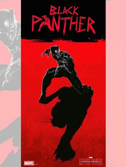POSTER DE VIDRIO BLACK PANTHER 30X60 MARVEL CIVIL WAR | 8435450201363 | Llibreria Aqualata | Comprar libros en catalán y castellano online | Comprar libros Igualada