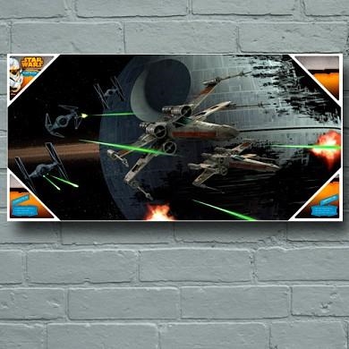 POSTER DE VIDRIO STAR WARS CAZA TIE VS ALA X 60X30 | 8436535270632 | Llibreria Aqualata | Comprar libros en catalán y castellano online | Comprar libros Igualada